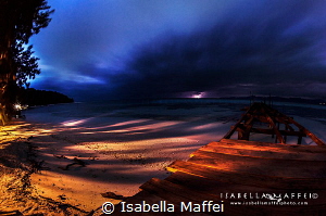 "THE QUIET STORM"
Raja Ampat, night photography by Isabella Maffei 